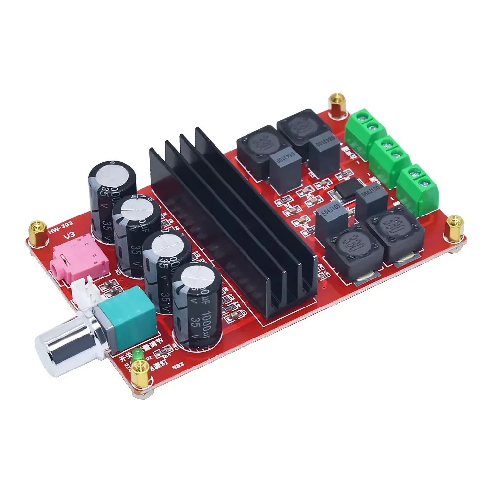 2x100W XH-M190 TPA3116 D2 Dual Channel Digital Audio Amplifier Board for Arduino TPA3116D2 Two Channel Module 100W+100W 12-24V