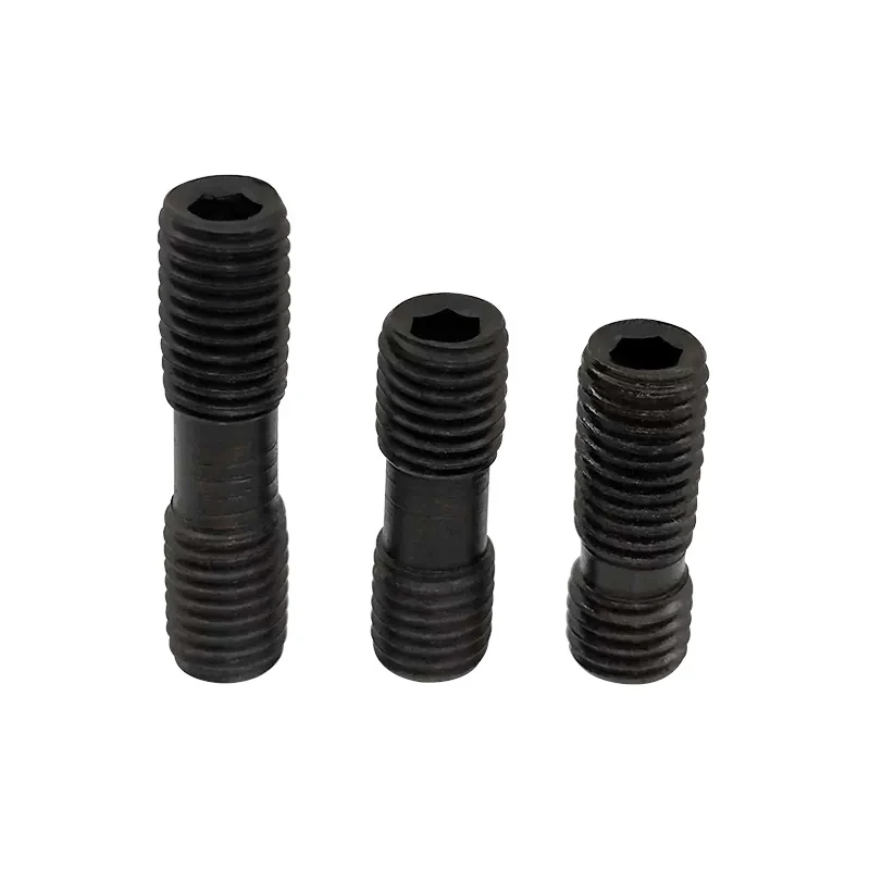 10pcs Grade 12.9 Double-Ended Studs ST0620 ST0625 1/4-28 Imperial Right-Hand Left-Hand Threads Screw CNC Lathe Turning Tools