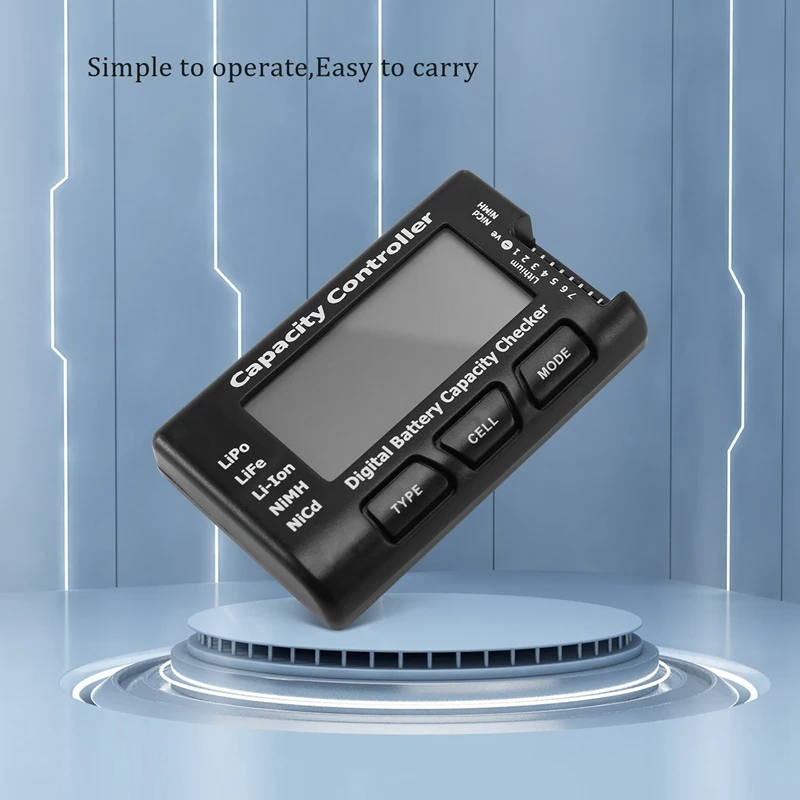 RC Cellmeter-7 Цифровая проверка емкости аккумулятора Lipo Life Li-Ion Nimh Nicd