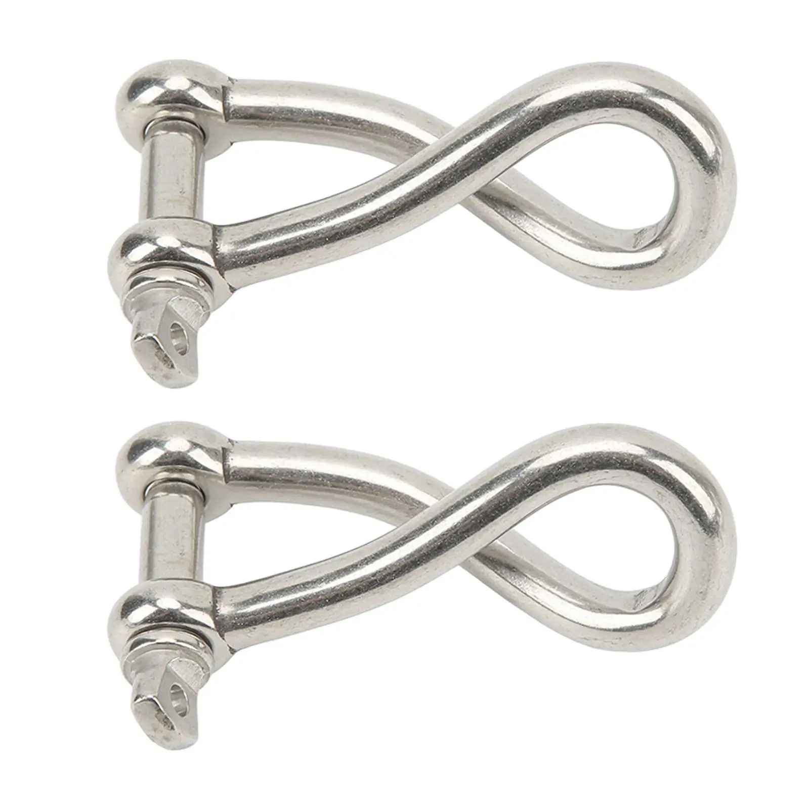 

Twist Shackle Heavy Duty 316 Stainless Steel for marine Grade Rust Resistant Screw Pin Anchor Shackle for yacht for fishing Boat