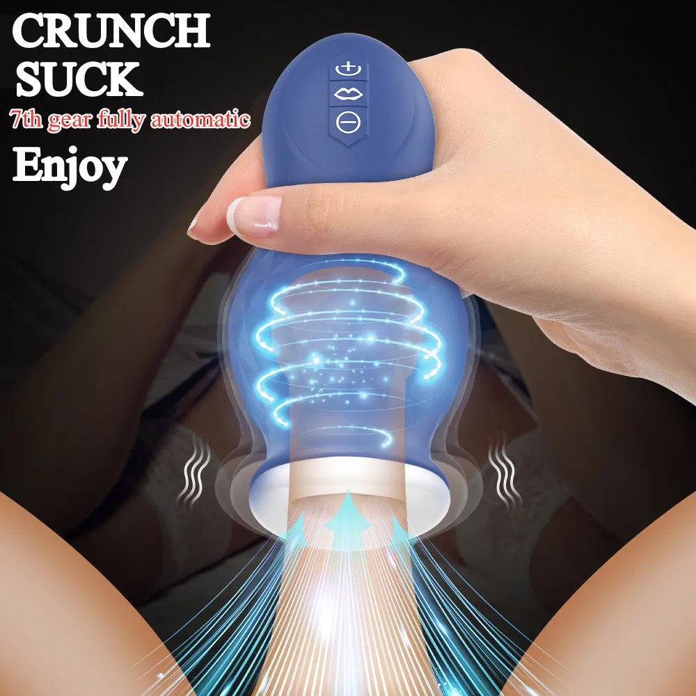 Chupadora Rotativa Automática Masculina, Oral, Vaginal, Pênis, Pulso Elétrico, Vibrador de Silicone, Boquete, Masturbador Adulto, Brinquedo Sexual