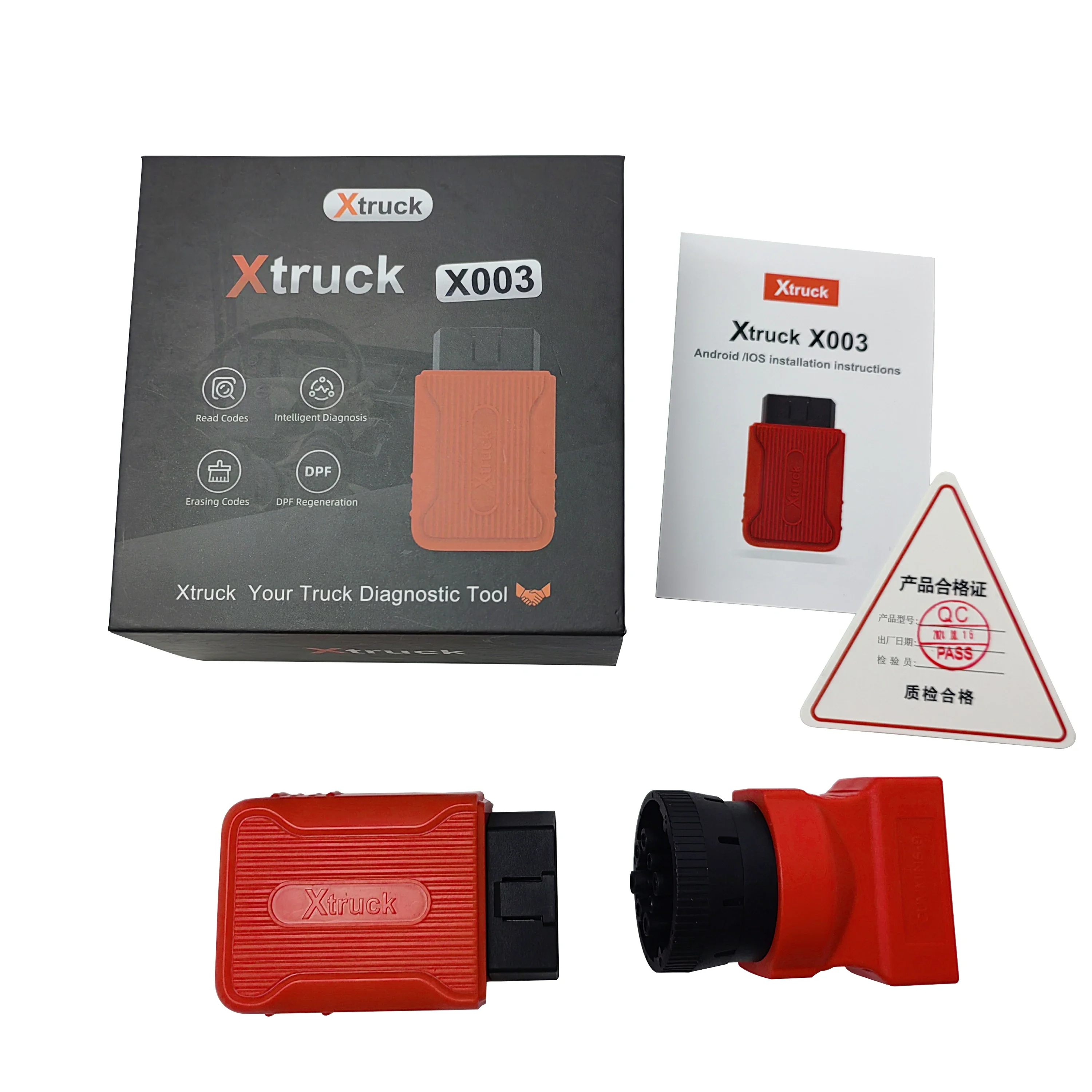 For Xtruck X003 scanner Tool DPF Heavy Duty Truck ECU Programming Forced Regeneration FOR Vol-vo/Sca-nia/Cummins Diagnostic Tool