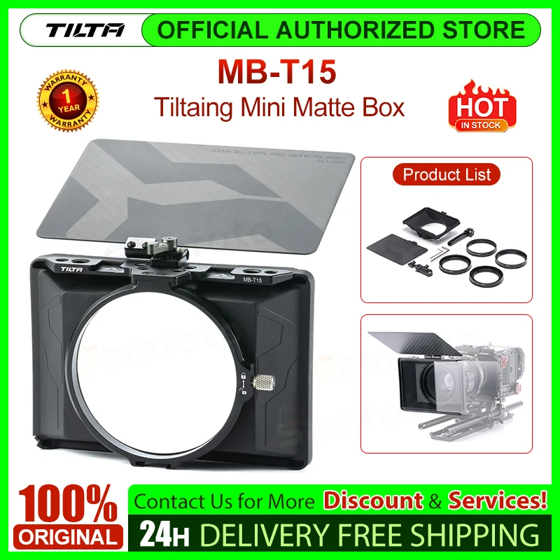 Tilta MB-T15 Tiltaing ミニマットボックス、4 x アダプターリング