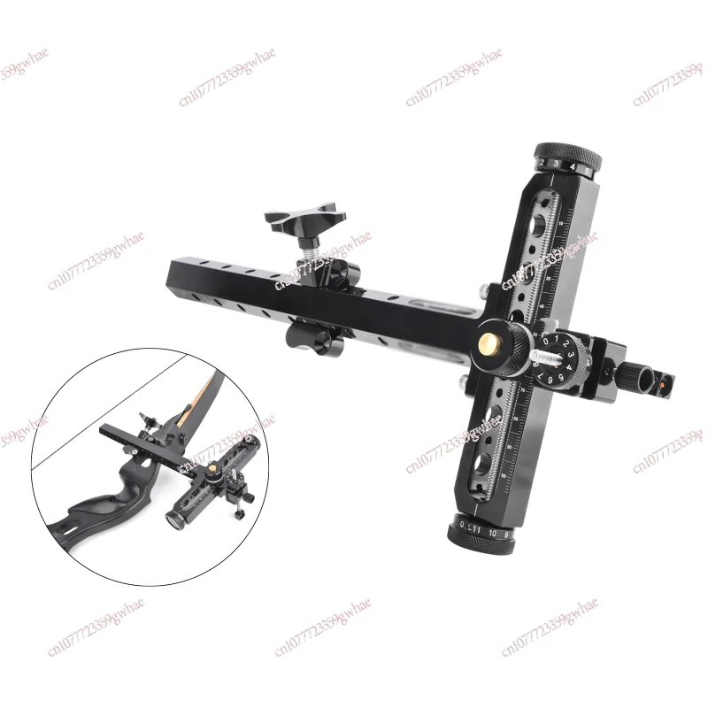 Bow And Arrow Recurve Sight Alloy T Sight For Competitive Archery Competition Special Compound Bow Universal Sight Accessories view 3