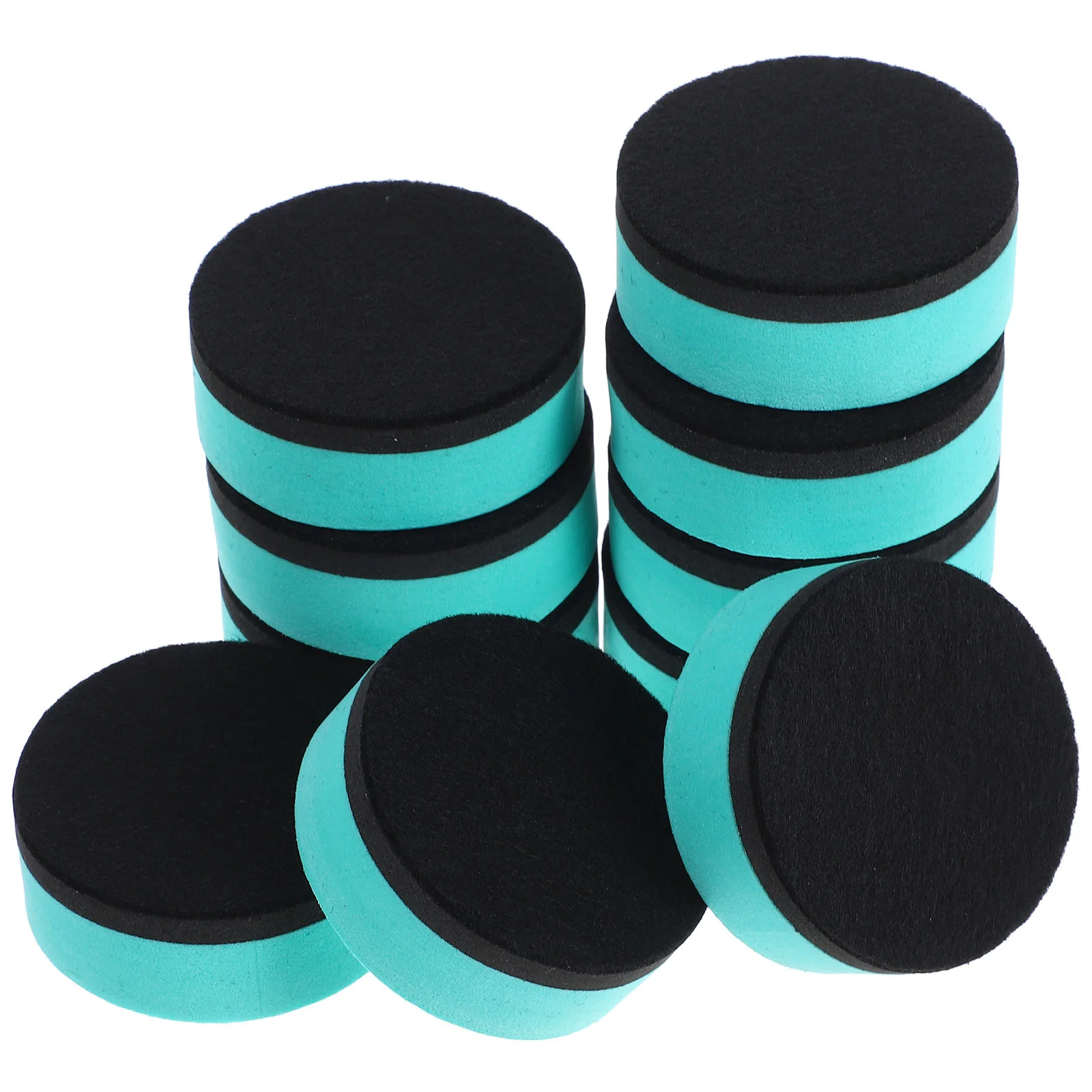 10 Pcs Whiteboard Eraser Classroom Supplies Round Magnetic Eva Erasers in Bulk Mini Dry