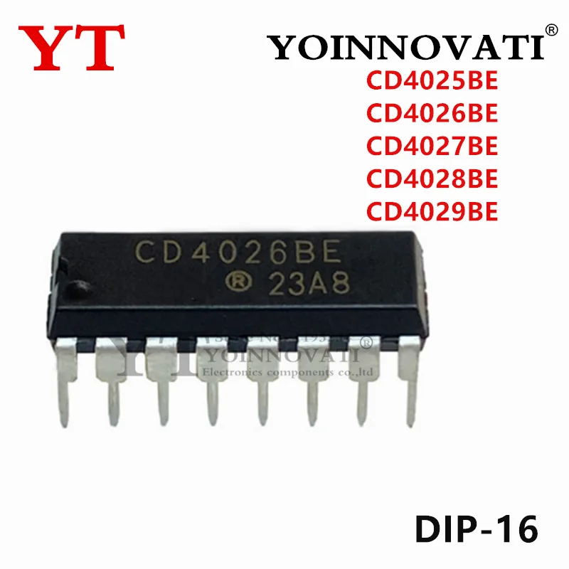10Pcs CD4025BE CD4026BE CD4027BE CD4028BE CD4029BE