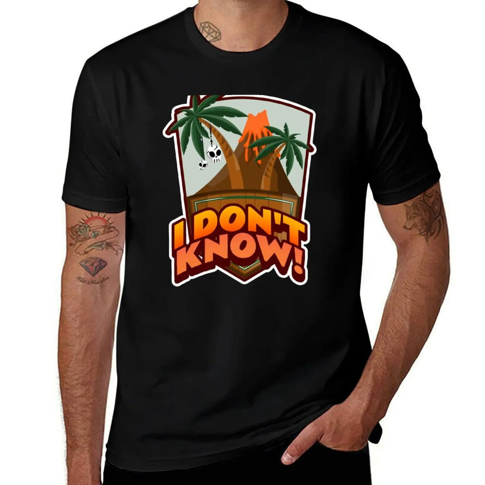 

I Don't Know! T-Shirt man tshirt cotton t shirt pack anime tshirt T-Shirt