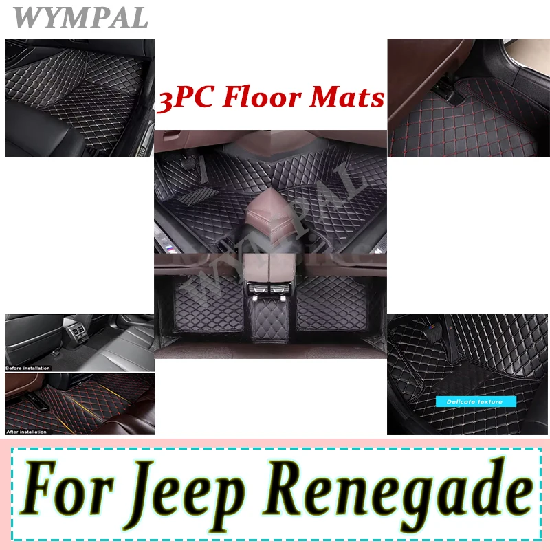

Luxury Car Floor Mats For Jeep Renegade 2022 2021 2020 2019 2018 2017 2016 Protector Custom Carpets Auto Interior Accessories