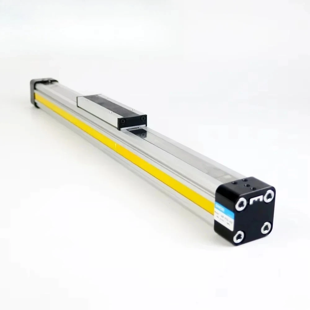 Machinery P16 P25 P32 OSP Rodless Long Stroke  Pneumatic Cylinder Magnetic Coupling Mechanical Guide