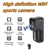 1080P HD WIFI Sports Camera 160 Wide Angle Outdoor Recorder Wireless Real Time Viewing Portable Back Clip Mini Action Camcorders