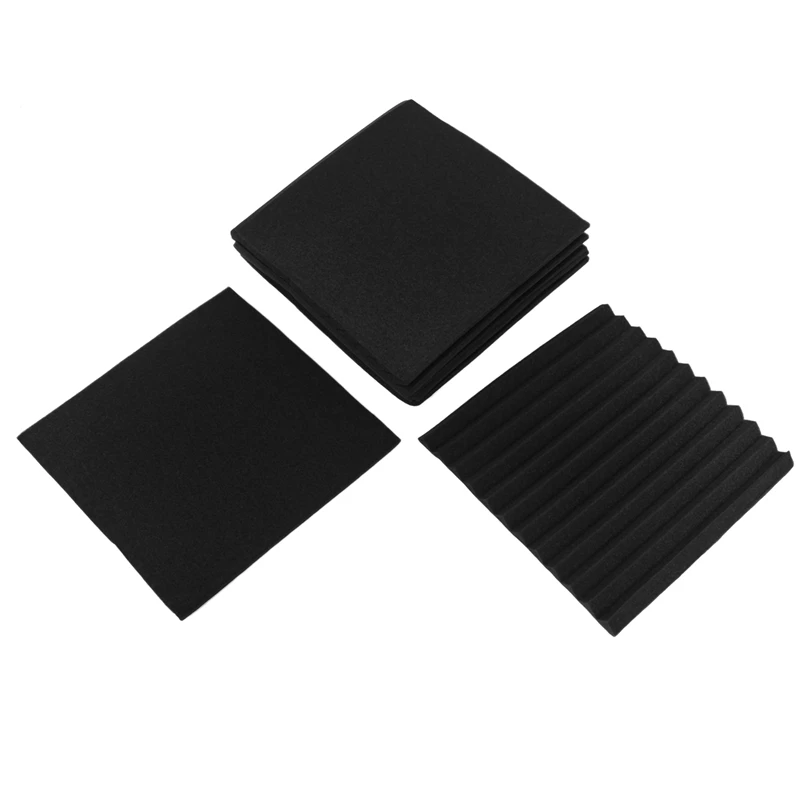 60 Pack- Acoustic Panels Foam Engineering Sponge Wedges Soundproofing Panels 1Inch X 12 Inch X 12Inch