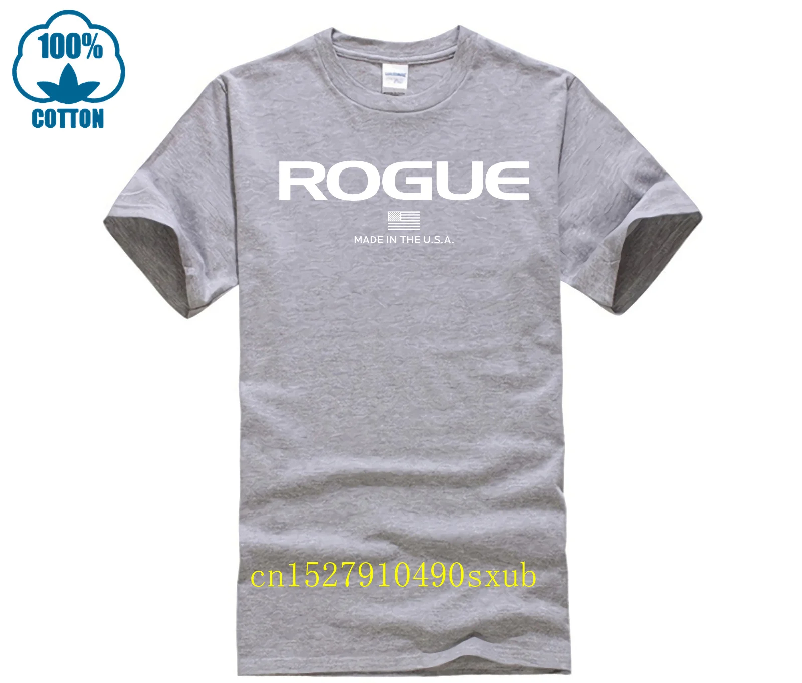 Rogue Fitness Custom Men White T-Shirt Tee 2023 fashion t shirt cheap tee hot tees Black Size S-4xl funny t-shirt TEE