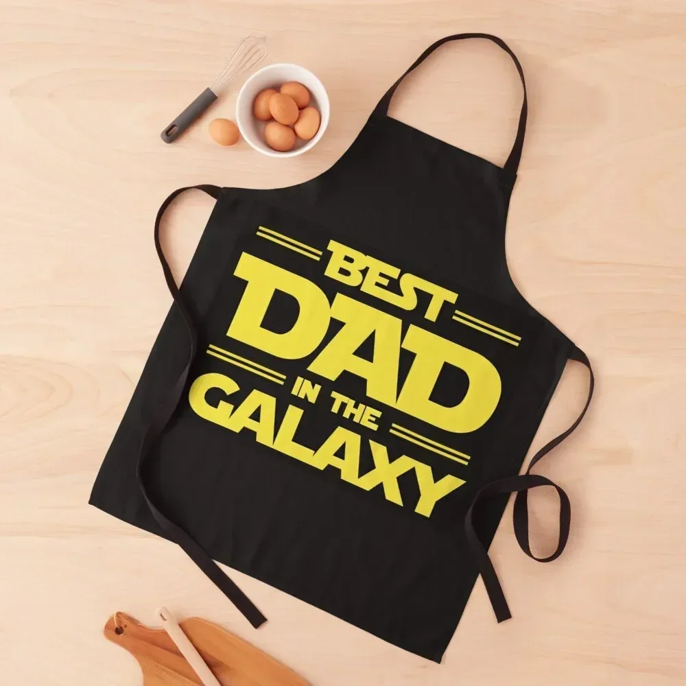 best dad in the galaxy Apron Chef Accessories Kitchen Accessories 2022 Apron