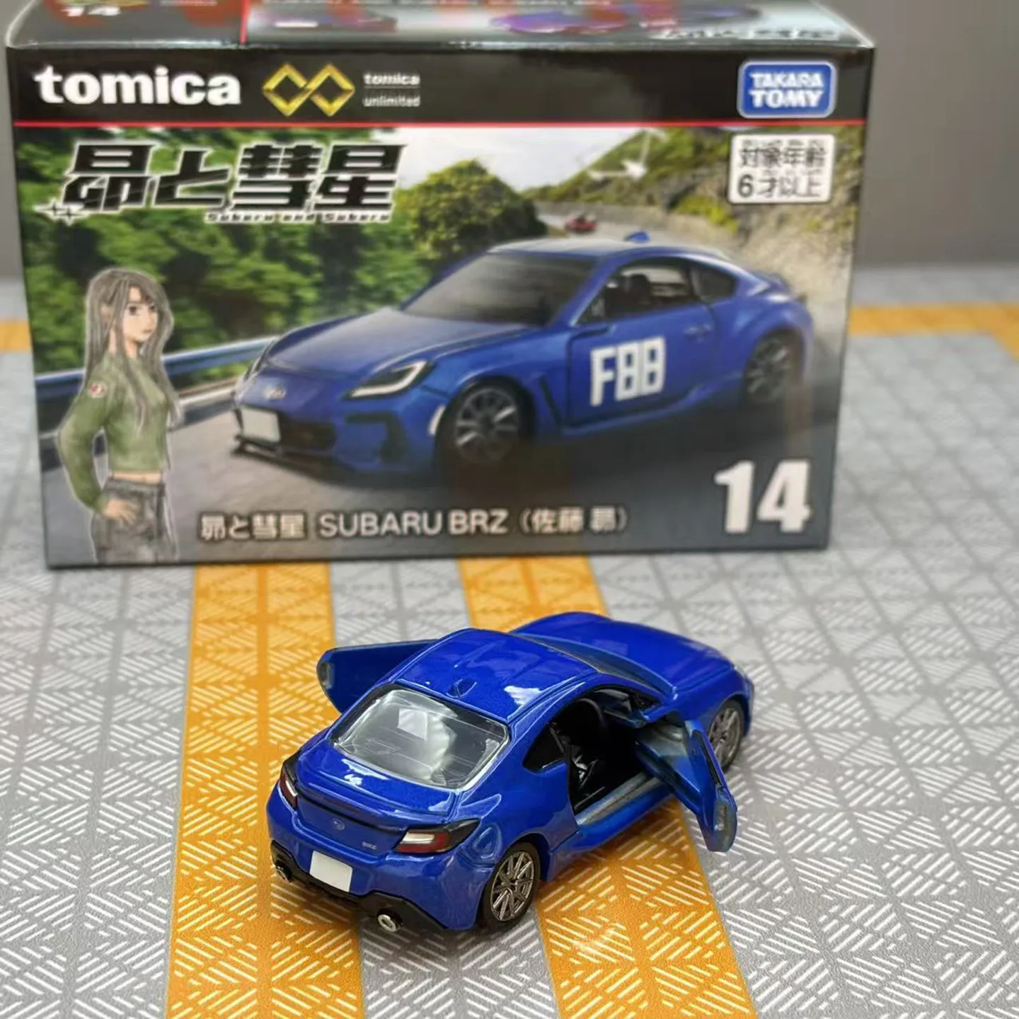 Takara Tomy 1:64 Subaru Tpu14 Die Cast Alloy Car Model Male Gift Adult Collectible Ornament Holiday Creative Collection Toy Gift