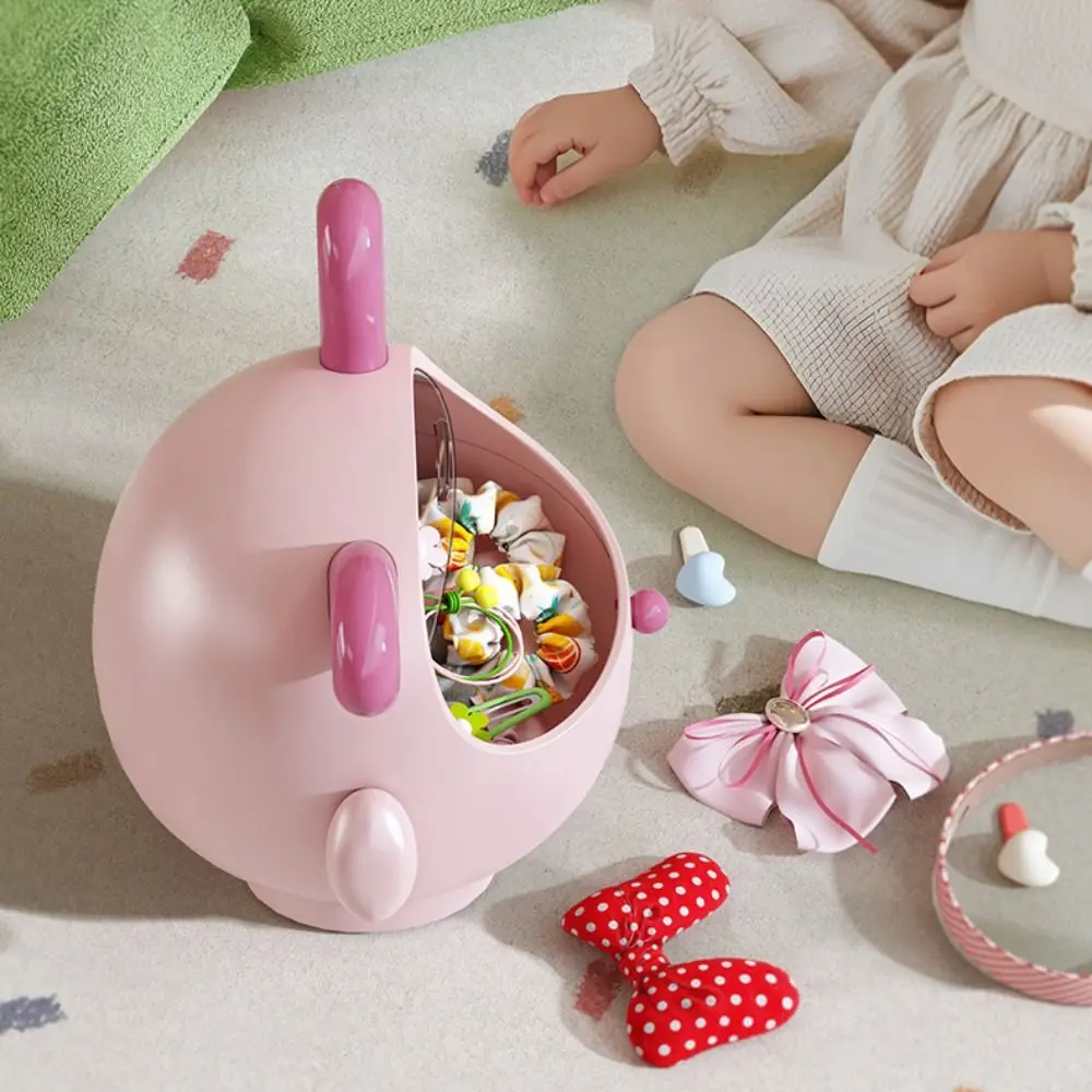 

Labubu новая многофункциональная настольная коробка для хранения кролика с крышкой, стационарное хранилище, пылезащитные аксессуары для волос большой емкости