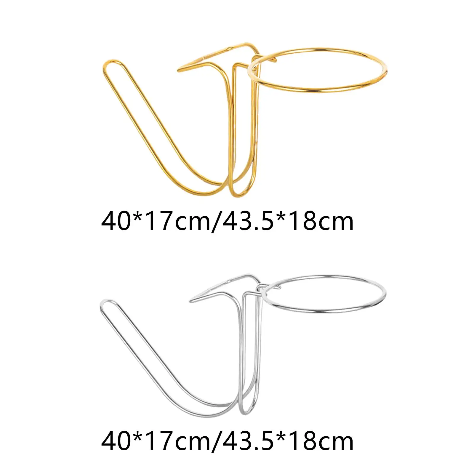 

Desktop Ice Bucket Stand Multifunction Champagne Bucket Holder Cooler Stand for Cocktail Parties Camping BBQ Household Travel