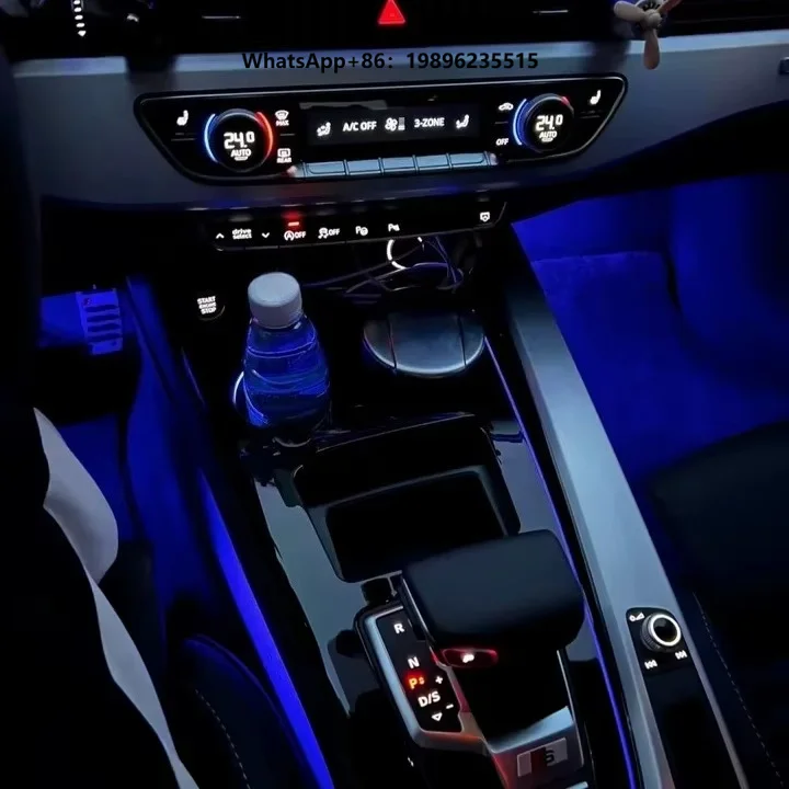 Full Set LED Interior Ambient Lighting for A5 2017-2025, 30 Colors, Non-destructive Install & Original Screen Control