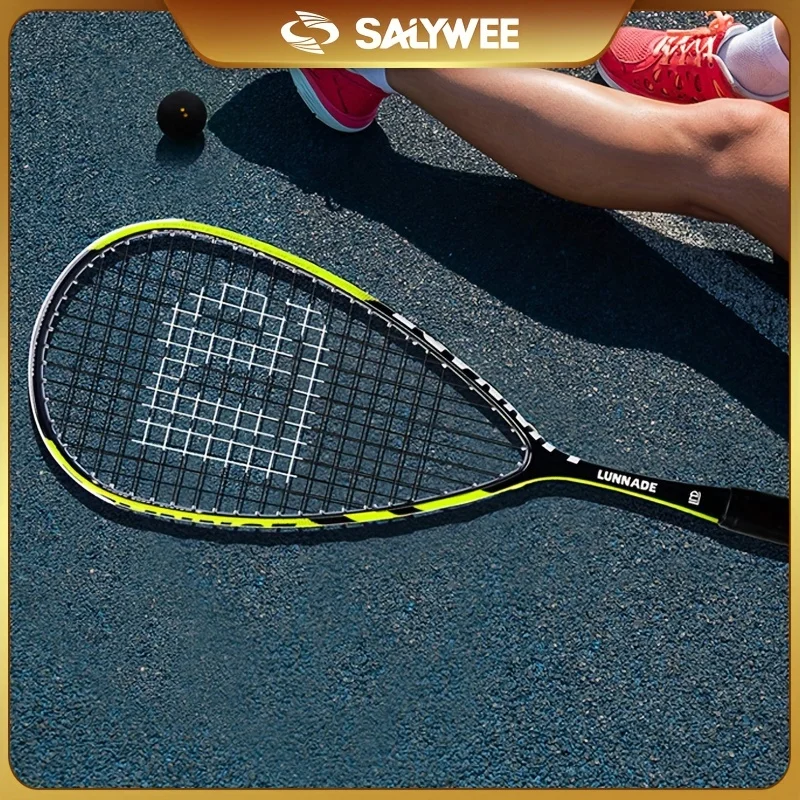 SALYWEE Squash Racket EAGLE, 100% Full Carbon Fibre Ultralight Squash Racquets, Indoor Sports Training Supplies For Men & Women