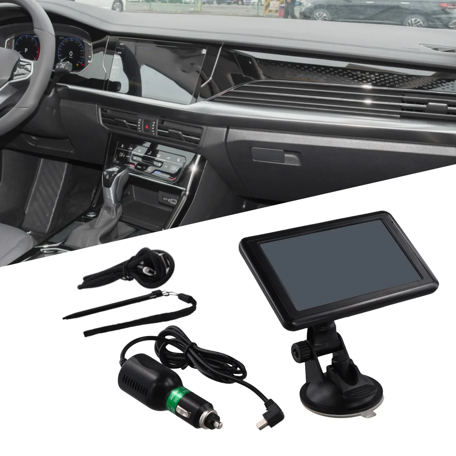 5 Inch GPS Navigator Device 8GB+128MB Car Truck Navigation Car Display With Bracket,data Cable And Power Cord 220V Car Accessory