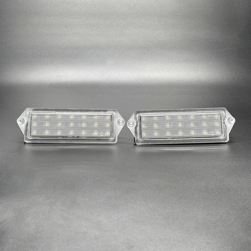 2Pcs For Hummer H2 2003-2009 (ONLY Fit For Without Rear Tire On Trunk) Error Free White LED License Plate Light