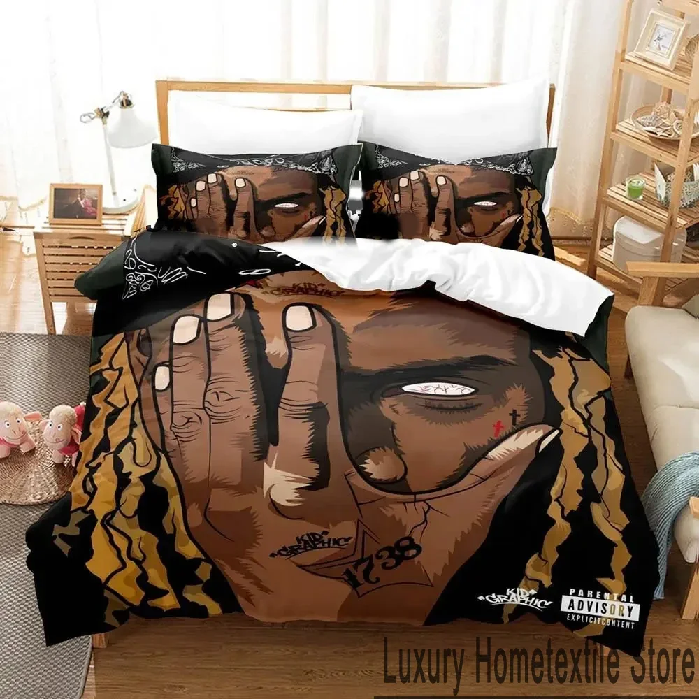 3D Print Chris Brown Bedding Set Boys Girls Twin Queen King Size Duvet Cover Pillowcase Bed boys Adult Home Textileextile