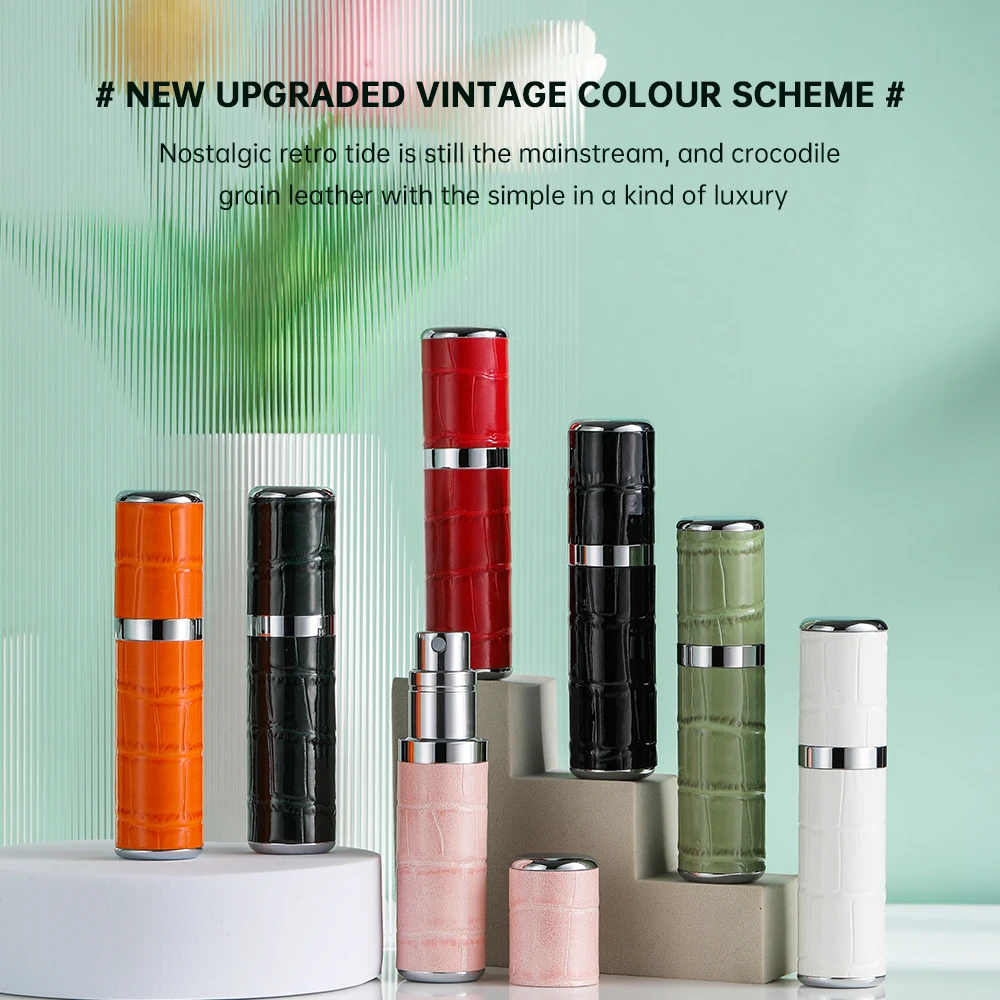 5ml Bottom Fill Perfume Spray Atomizer, Mini Refillable Dispenser Bottle, Portable Liquid Container