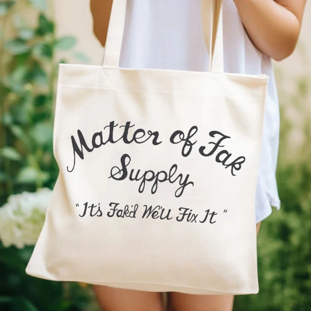 Matter of Fak Tote Bags The Bear Yes Chef Women's Handbags Matty Matheson Jeremy Allen Womens Bags Vintage Chicago Women Handbag