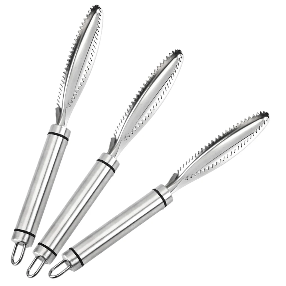 

3 Pcs Food Scraper Removal Chicken Processing Equipment Stainless Steel Turkey Remover Scraper Meat Tool