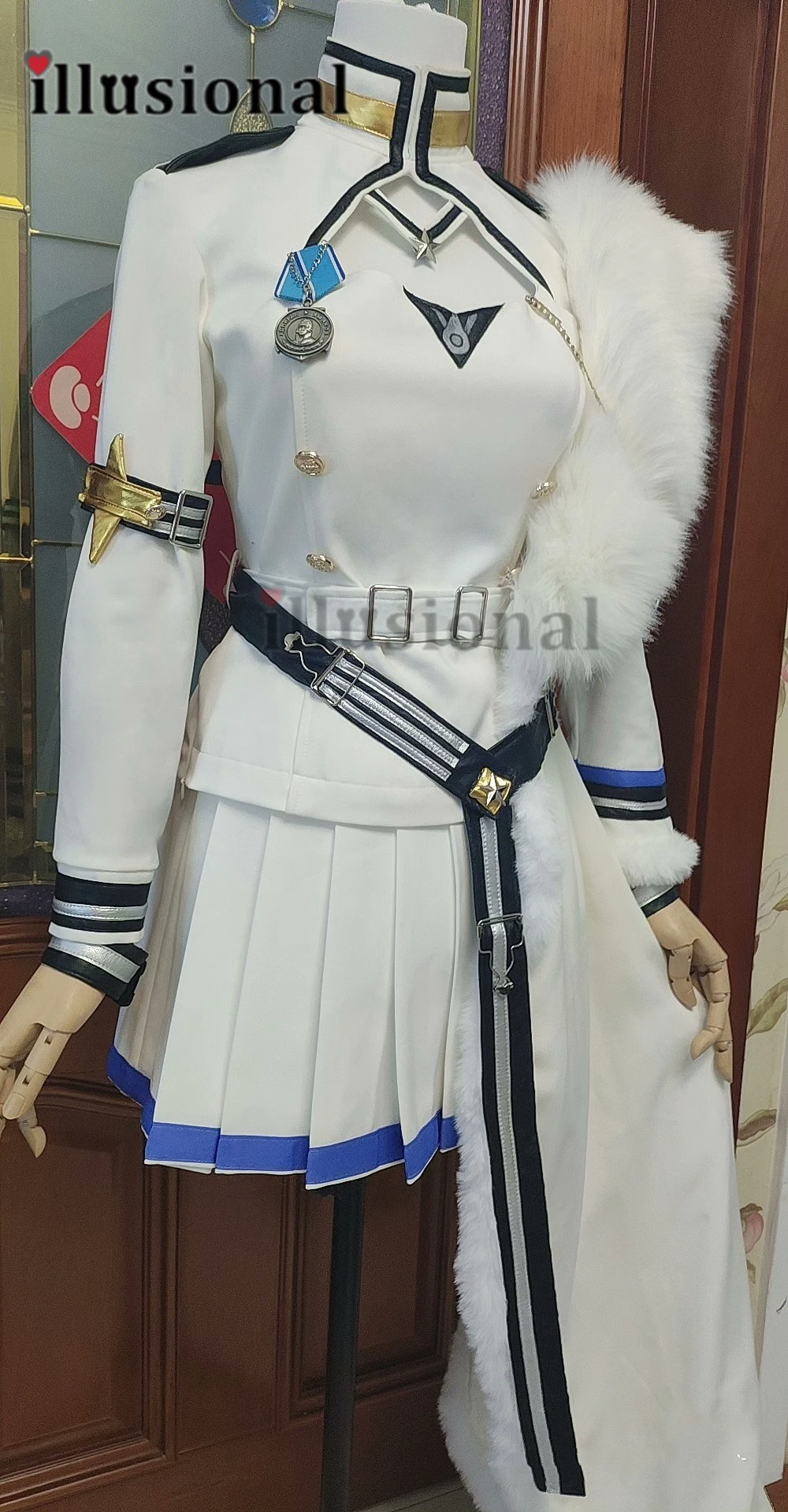 illusional Customized Kuybyshev from Azur Lane Kuybyshev Cosplay Costume for women game Unifrom dress feale