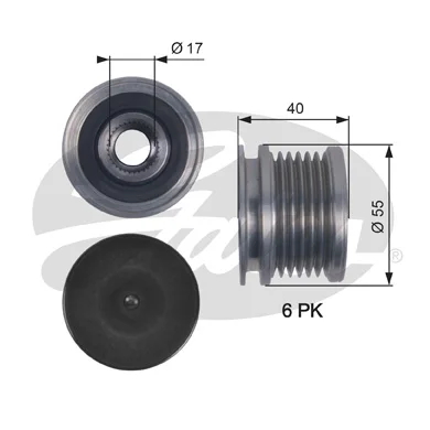 

Store code: OAP7114 A3 12 A4 1315 IBIZA ALTERNATOR pulley (bearing) CADDY IV GOLF VII PASSAT 14 A3 12 A4 IBIZA seat