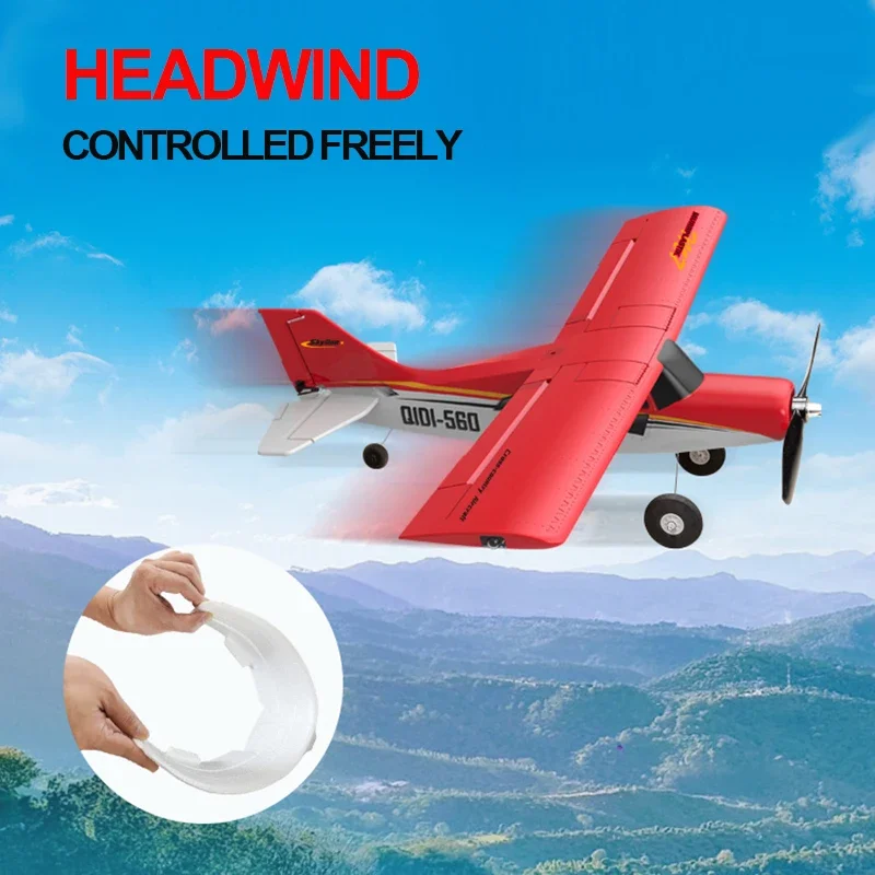 Qidi560 Moore M7 Off-road RC Plane 4CH Brushless Remote Control EPP Airplane Wing Toys Fixed Aircraft Children for Model Foam