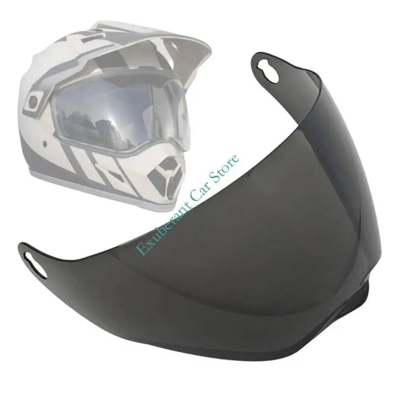 Motorcycle Helmets Face Lens Replacement for MX9 Single Piece Curved Front Lens with Side Mount Points for Daily Commute Use - view 4