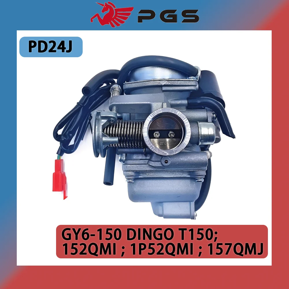 PGS 24mm Motorcycles PD24J Carburetor Choke For Honda GY6 125cc 150cc Scooter ATV 4 stroke