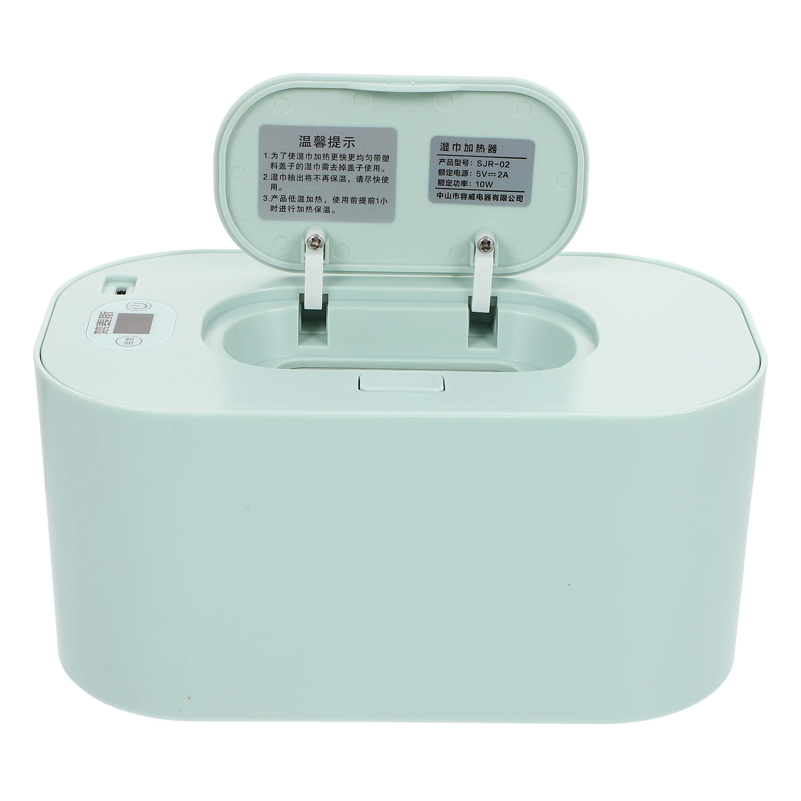 Calentador de toallitas húmedas USB, máquina de calefacción portátil, pantalla de temperatura constante 40-60C para cambiar pañales de bebé, 1 Juego