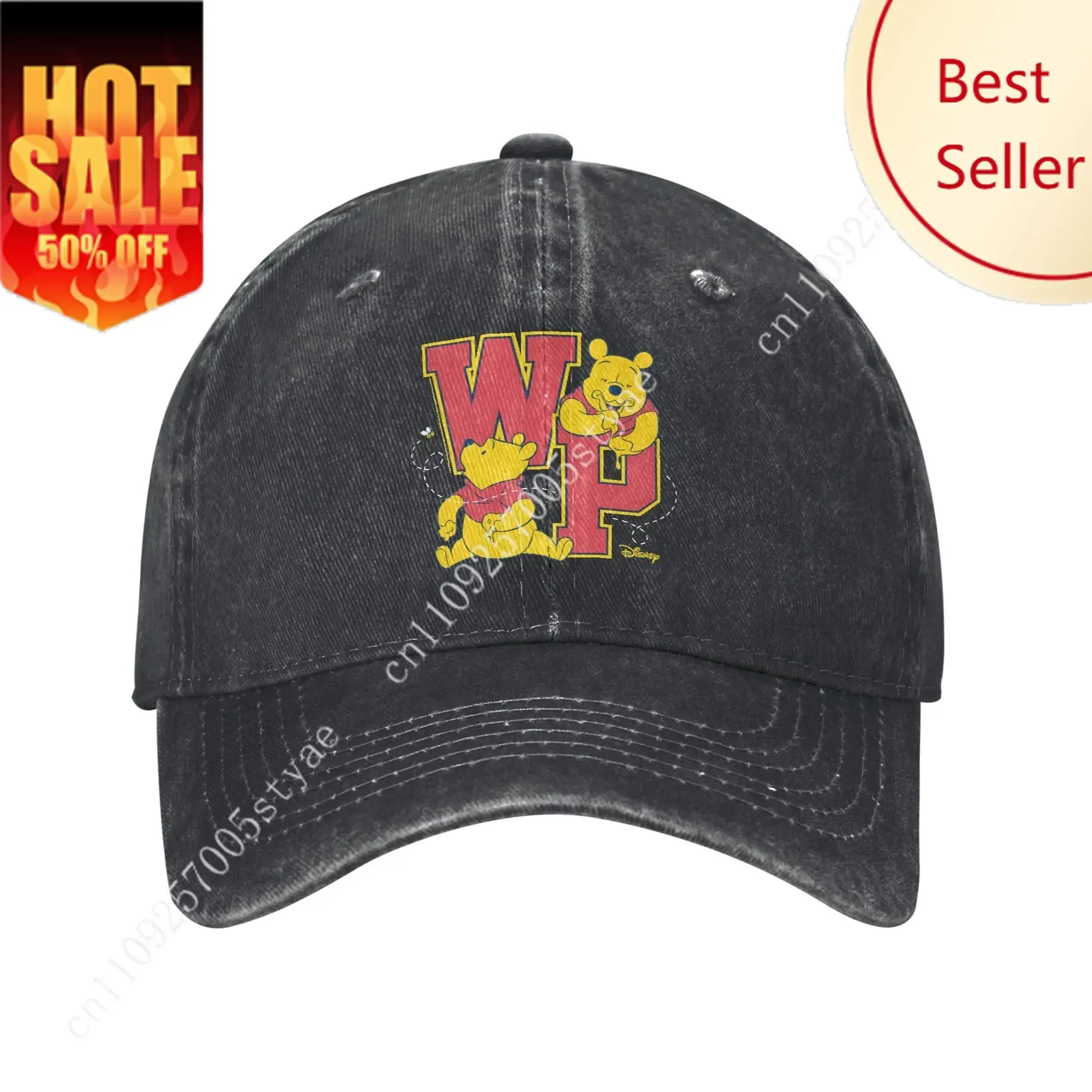 

Winnie The Pooh Piglet Baseball Cap Disney Cartoon Hip Hop Hats Unisex Men Woman Decorations Party Holiday Gifts Caps Sunhat
