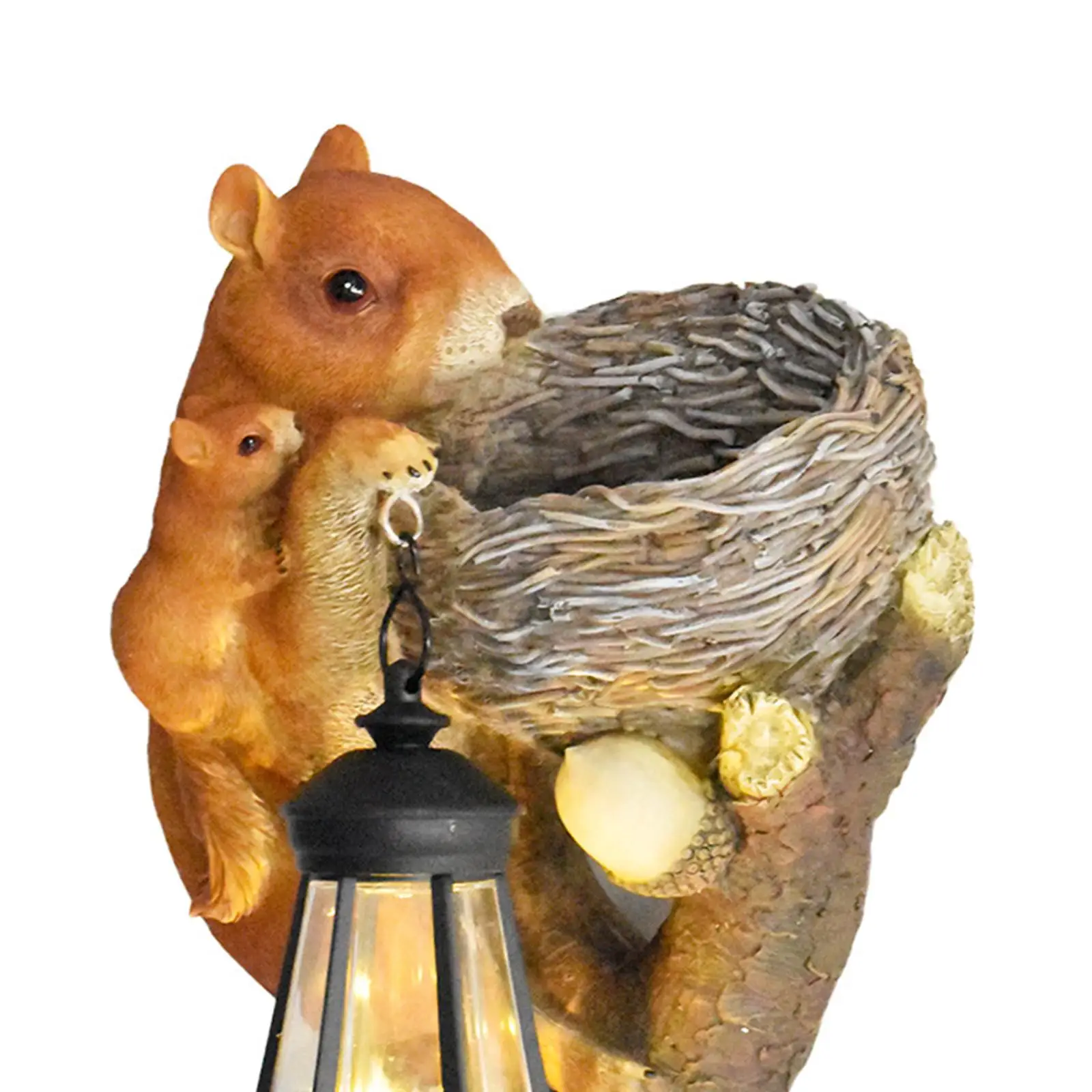 

Солнечная скульптура белки: садовый декор на солнечной энергии, уличная фигурка белки для двора, балкона, патио, украшение для сада