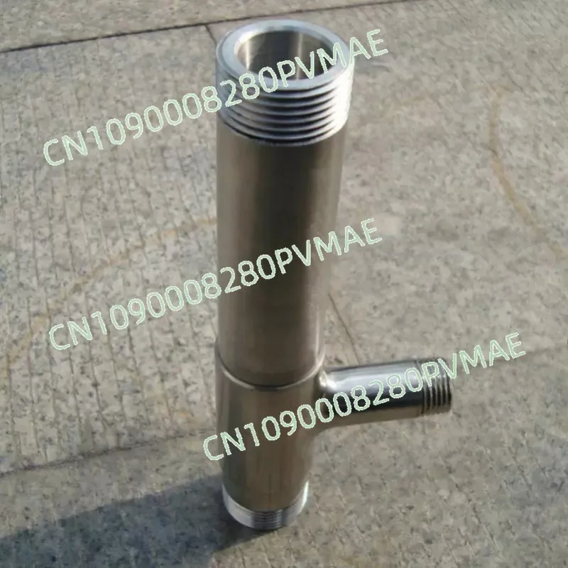 Small Water Ejector, Stainless Steel Jet, Air-Water Mixing Venturi Suction Tube