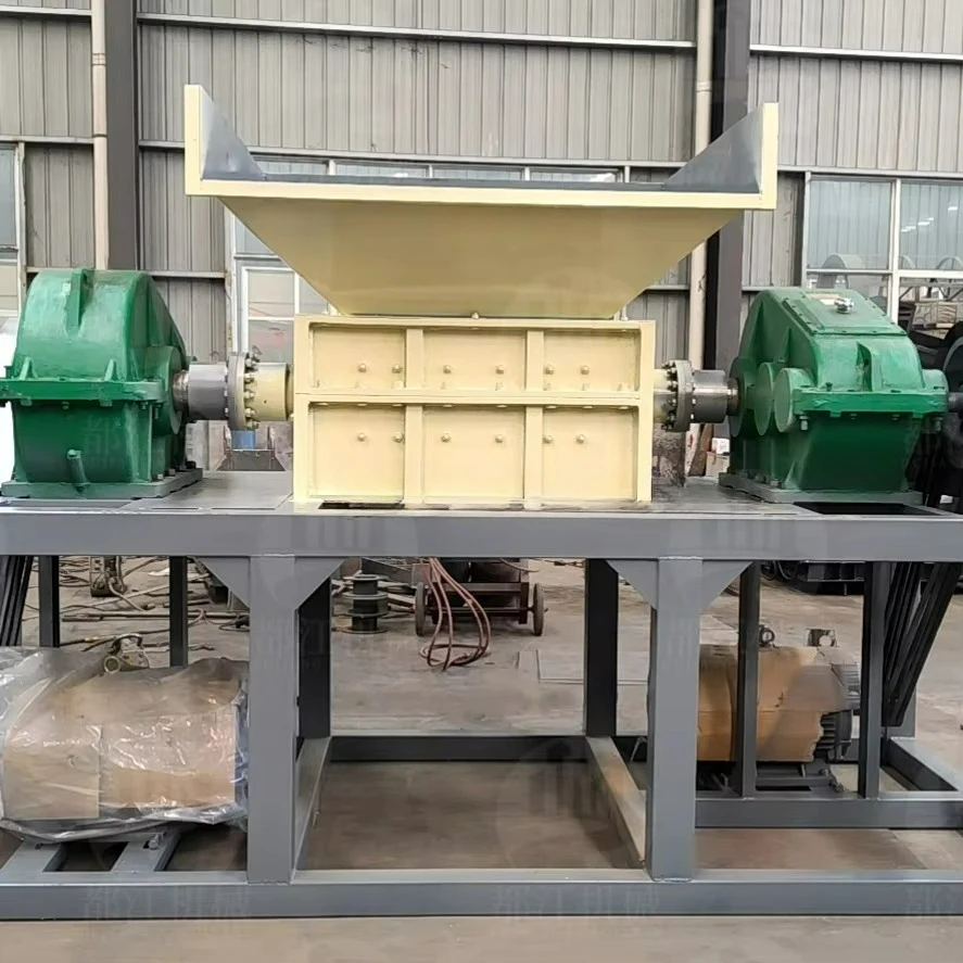 Customizable Double Shaft Wood Shredder Twig Shredder High Quality