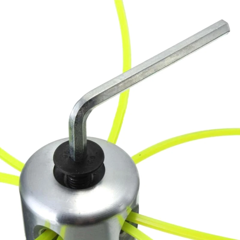 

Universal Aluminum Trimmer Head With Four Trimmer Lines For Brush Cutter Grass Trimmer