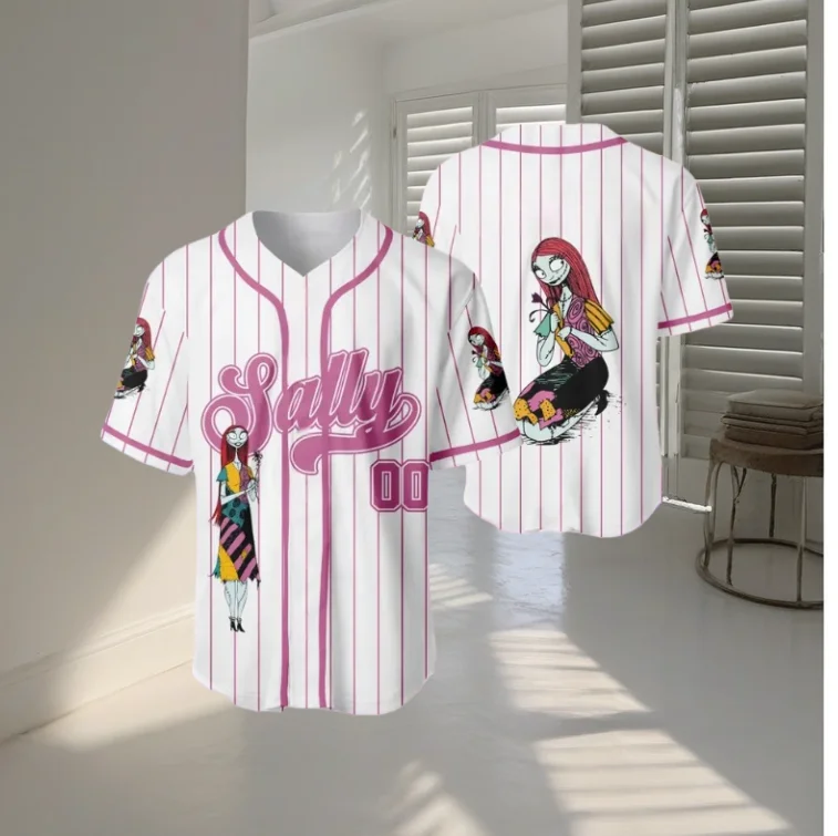 Jersey Baseball Disney Stitch Edisi Terbatas Natal untuk Wanita, Kaos Trendi, Personal, Modis, Atasan Kasual Longgar