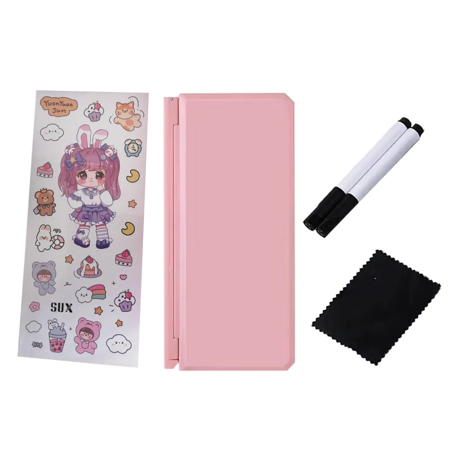 لطيف صندوق منظم القرطاسية لشريط حاكم ، مقلمة ، رف القراءة