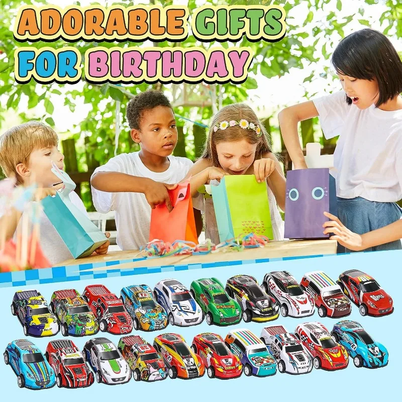 Pull Back Toy Cars Mini Race Cars Toys for Kids Toy Cars Bulk Kids Car Toy Bulk Toy Car Favors Car Toys for Boys Teens Girls