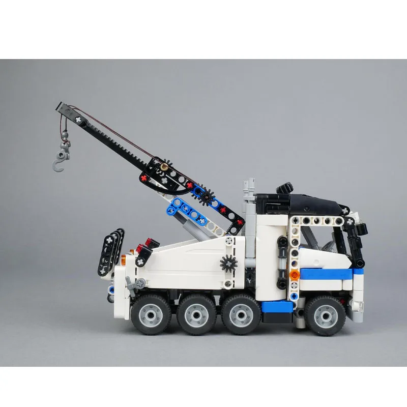 

MOC-143330 City Traffic Rescue Tow Truck Building Block Model 419 Parts Creative Boys' Children's Birthday Christmas Toy Gift