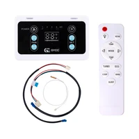 Évaporateur de conversion morte 12V 24V, panneau de commande et télécommande pour A/C, stationnement, climatisation électrique 6