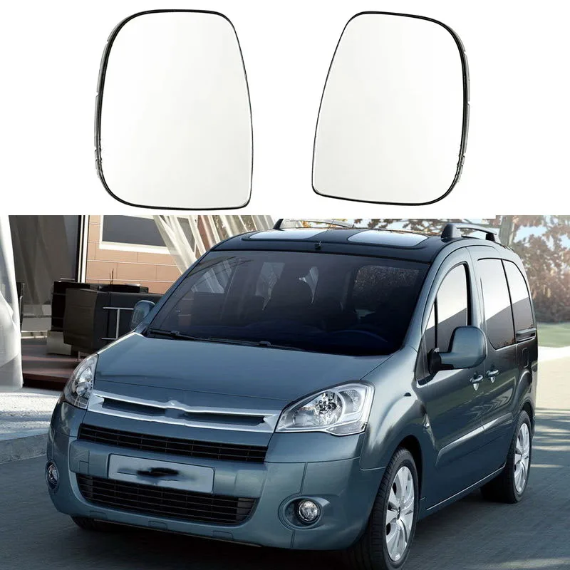 Auto Heated Rear Mirror Glass for Opel Vauxhall Vivaro C 2019- Combo E Zafira D/Life Peugeot Partner & Partner Tepee Expert