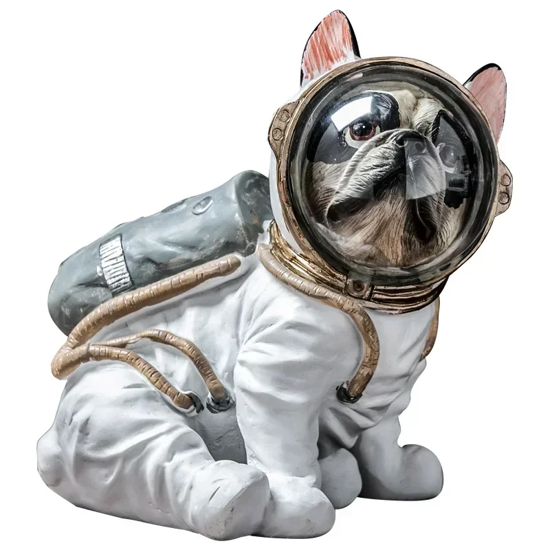 Cheap Simple Home Creative Space Dog Model Nordic Lying Space Living Room Crafts Resin Decoration Home Decor Gift Hot S