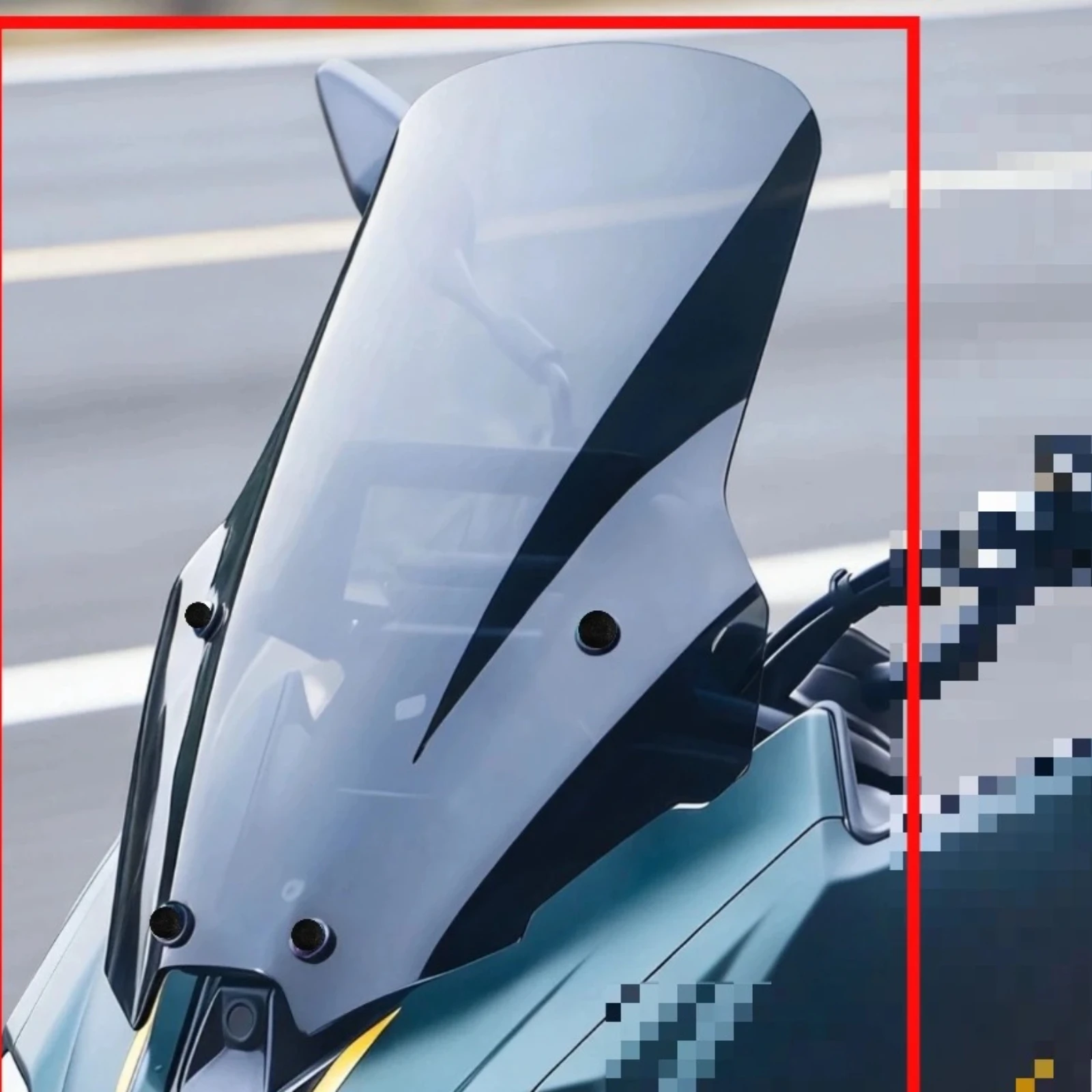 

Motorcycle Modified Windshield For ZONTES 150X Wind Deflector Heightened Windshield Durable Front Glass Accessories Parts