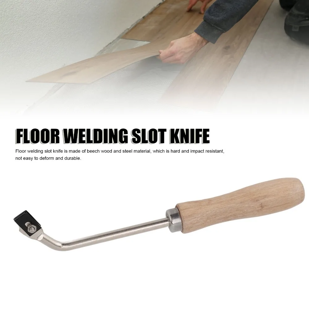 Portable 3 Spare Blades Floor Welding Slot Knife Arc Welding Nozzles Stainless Steel Grooving Gouge Floor Groover Floor Repair