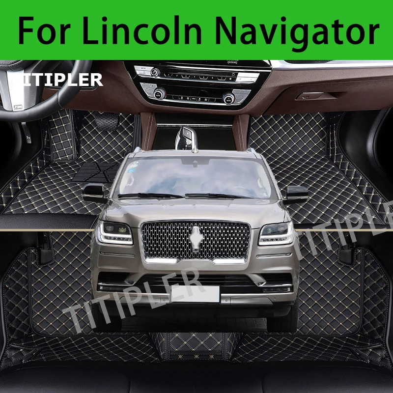 TITIPLER الحصير سيارة مخصصة لينكولن نافيجيتور 2004-2025 سنة السيارات السجاد القدم Coche اكسسوارات