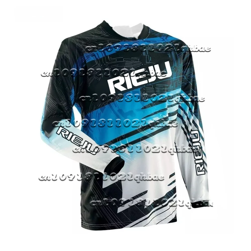 

2025 Men's Downhill Mountain Off-road Endurance Race Jersey Cycling Tight Fitting Off-road Motorcycle Shirt Quick Drying Top